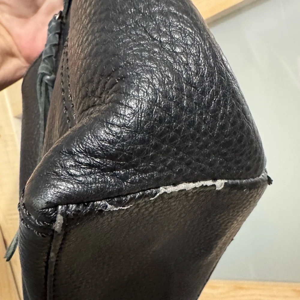 The Sak black leather bag